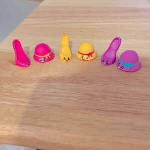 Shopkins Hats and Heels = 6 items